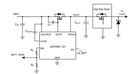 Texas Instruments LM74501-Q1 Reverse Polarity Protection Controller