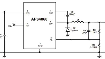 Diodes Incorporated AP64060 Synchronous Buck Converter