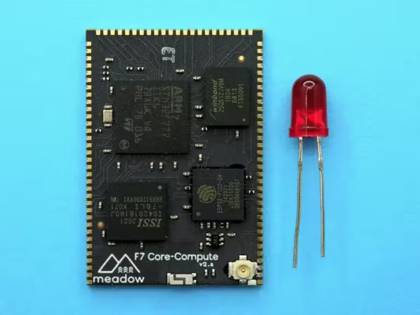 Wilderness Labs Meadow F7 Core-Compute System on Module powered by an STM32 and ESP32