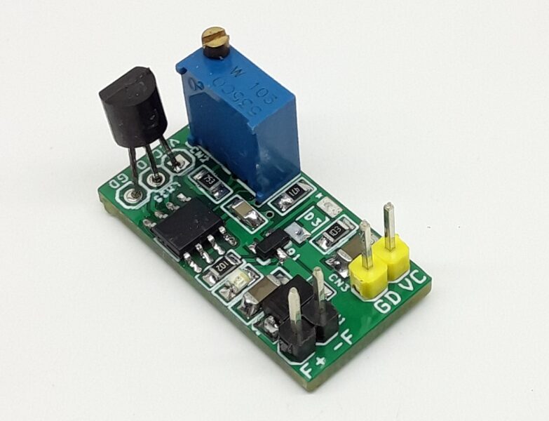 Cooling Fan Controller Using Temperature Sensor LM35