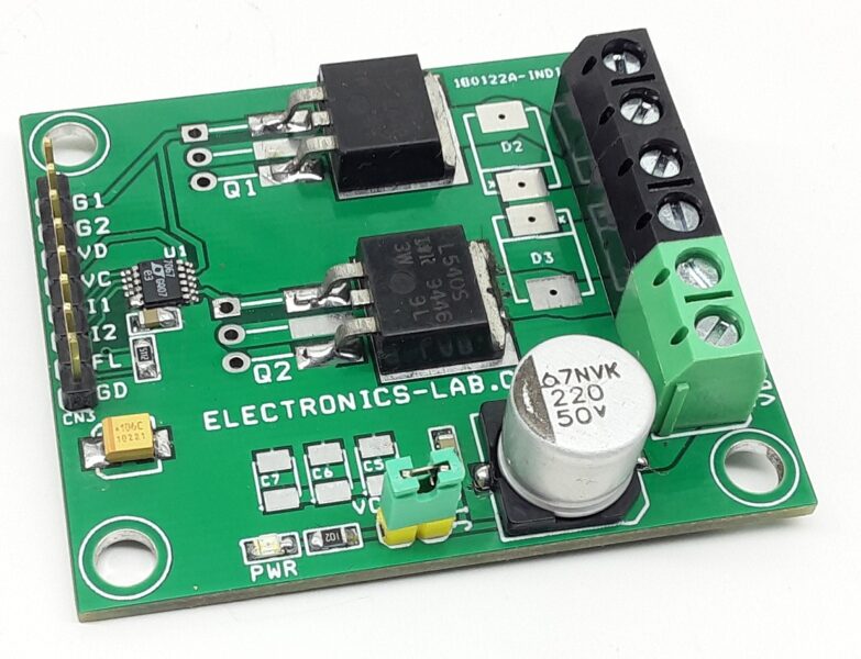 Dual MOSFET Driver – Two Channel DC SSR Using MOSFETS & Gate Driver