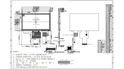 Bridgetek IDM2040-7A Intelligent Display Module