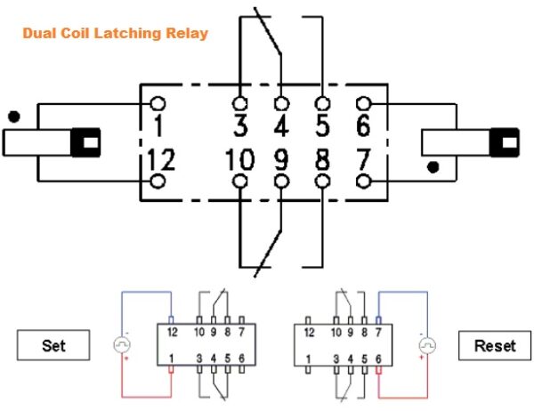 Smart Dual Coil Latching Relay Driver - Bistable Relay Module ...