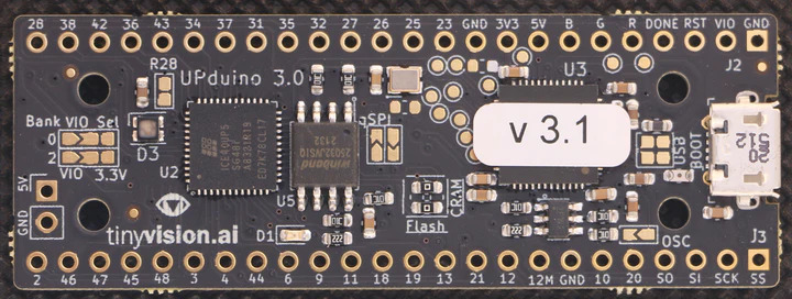 UPduino v3.1 is a Compact Cost-efficient FPGA