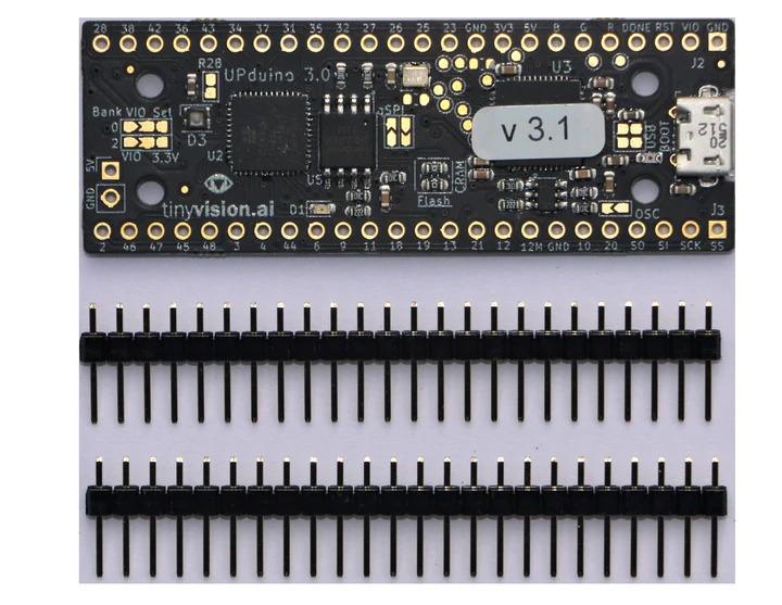 UPduino v3.1 with the in-box 24 pins.