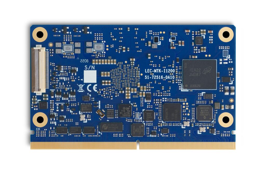 ADLINK releases its new AIoT SMARC module, a first based on MediaTek® SoC, featuring Genio 1200 with an 8-core CPU + 5-core GPU