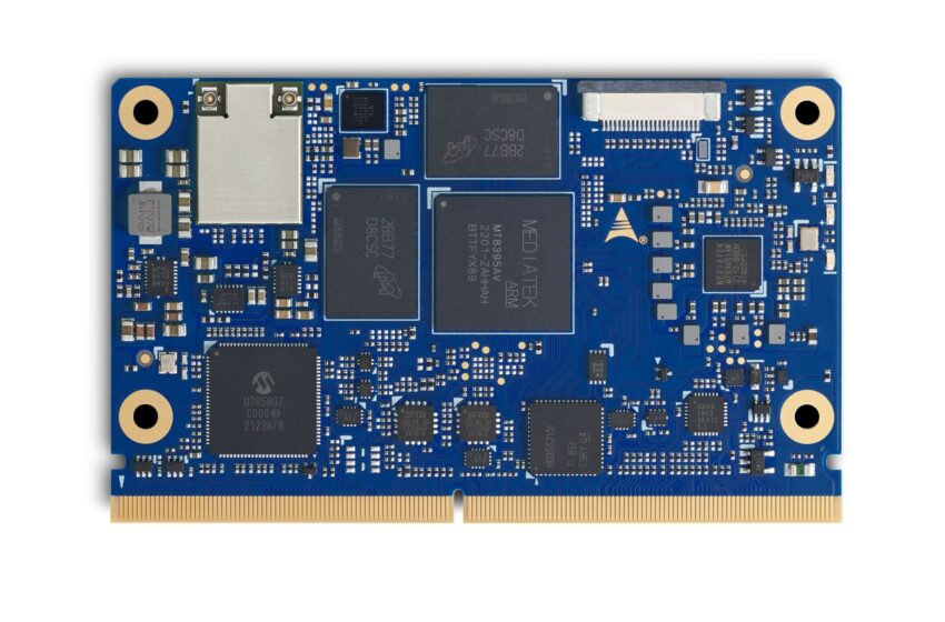 ADLINK releases its new AIoT SMARC module, a first based on MediaTek® SoC, featuring Genio 1200 with an 8-core CPU + 5-core GPU