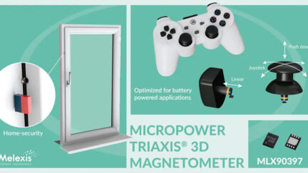 Melexis MLX90397 Micropower Triaxis 3D Magnetometer