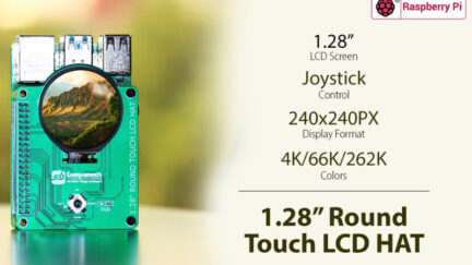 SB Components launches a 1.28-inch touch LCD HAT for your Raspberry Pi