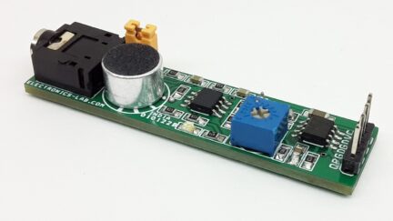 Accurate Acoustic Sensor – Sound Frequency to Voltage Converter