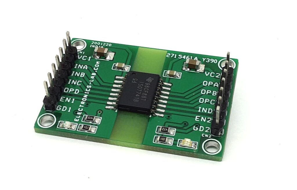 4 Channel SPI Interface Isolator with three Forward and One Reverse Direction Channels