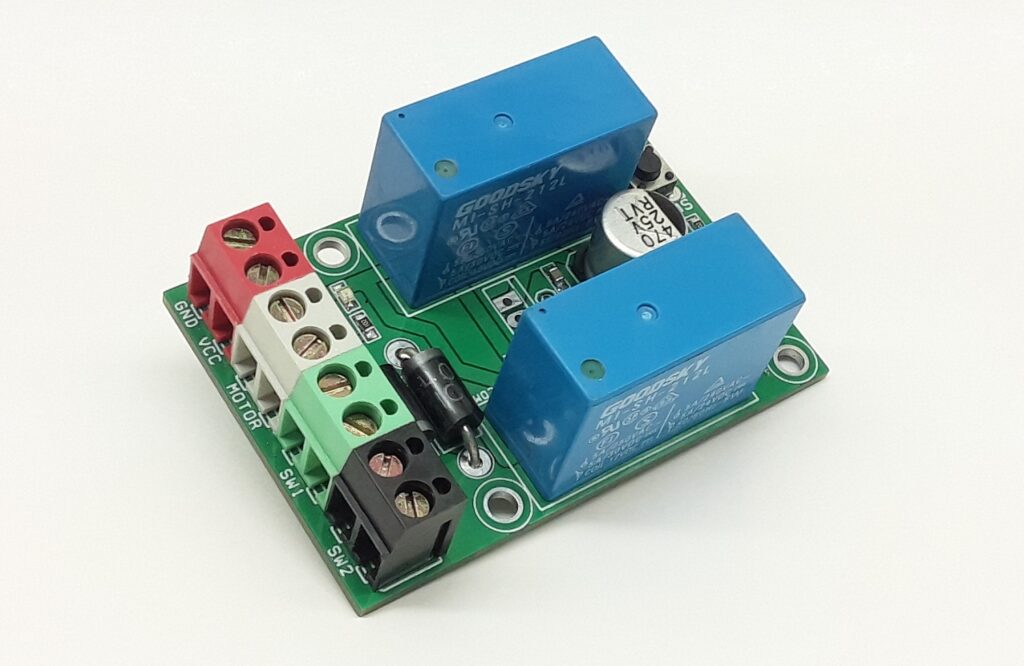 Linear Actuator Controller with Limit Switch to prevent Overextension and Retraction