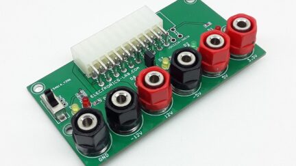 Breakout Board for ATX Power Supply – Benchtop Power Supply