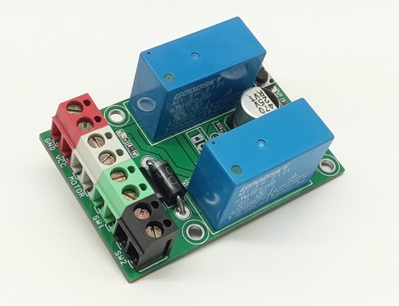 Linear Actuator Controller with Limit Switch to prevent Overextension and Retraction