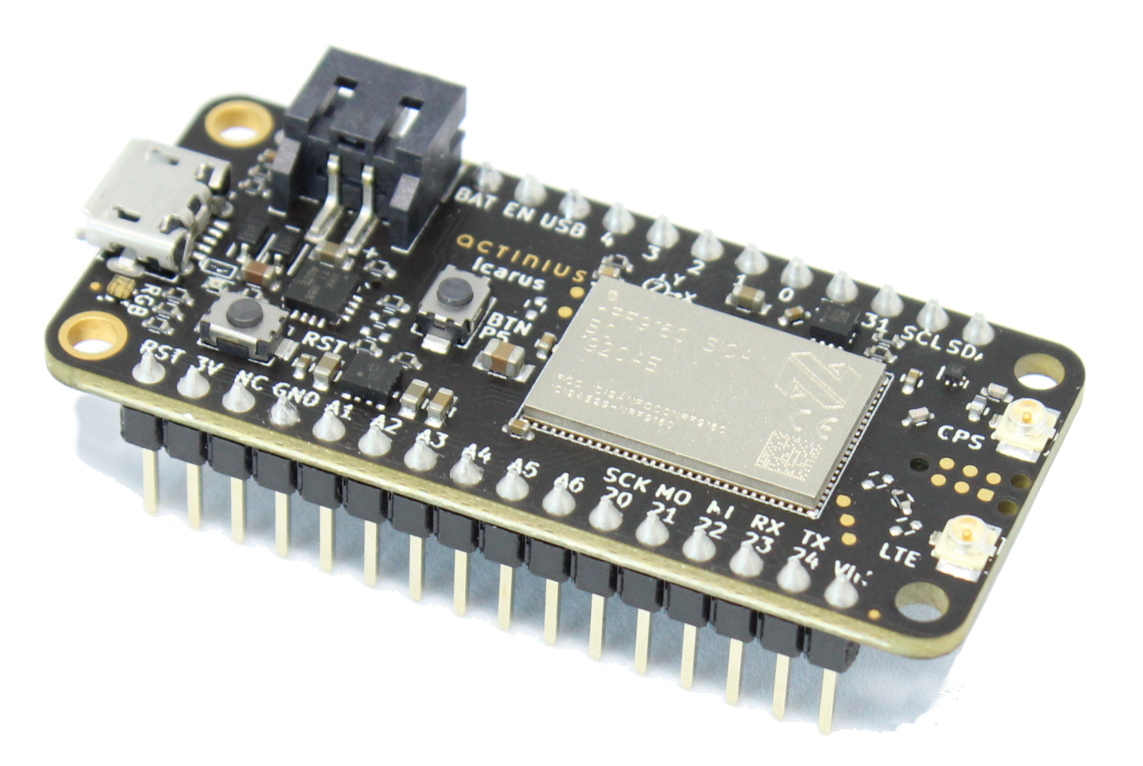 Actinius Icarus is a cellular IoT board with Nordic Semi nRF9160 SiP