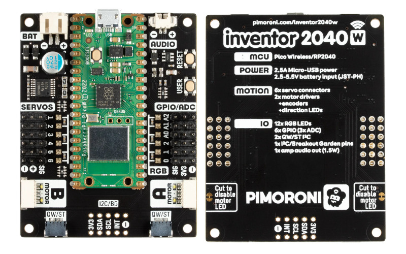 Pimoroni Inventor 2040 W Board