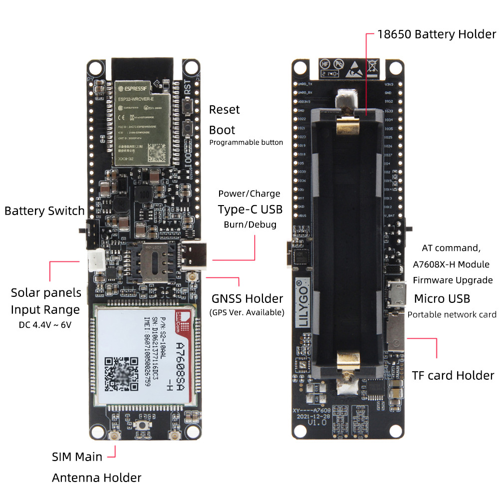 LILYGO T-A7608X