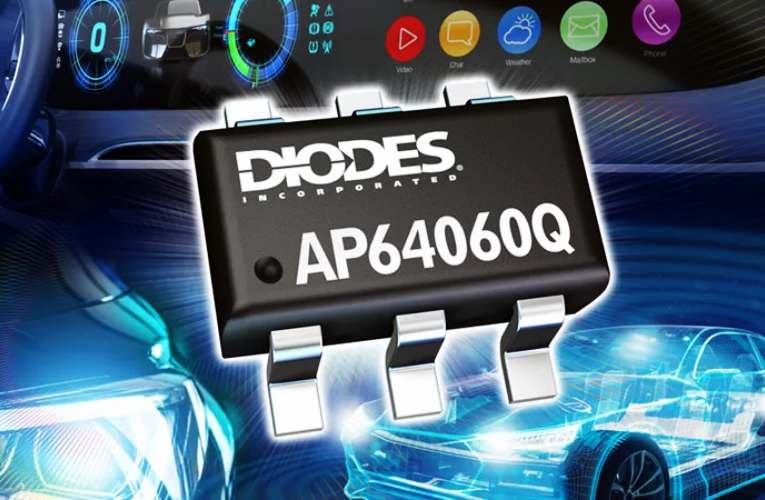 Diodes’s automotive-compliant 40V rated synchronous buck converter support high efficient operation and reduce EMI