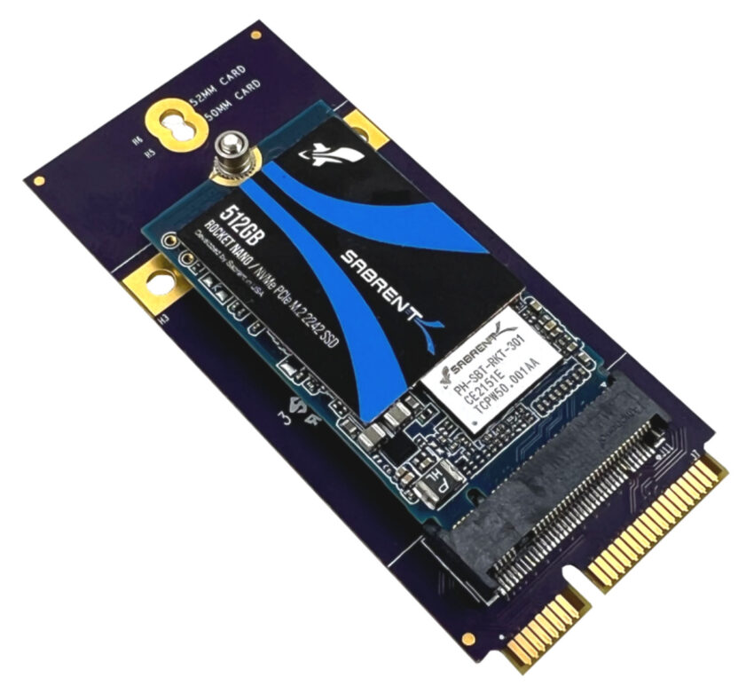GW16148 Mini-PCIe to NVME M.2 Adapter GW16148 Mini-PCIe to NVME M.2 Adapter
