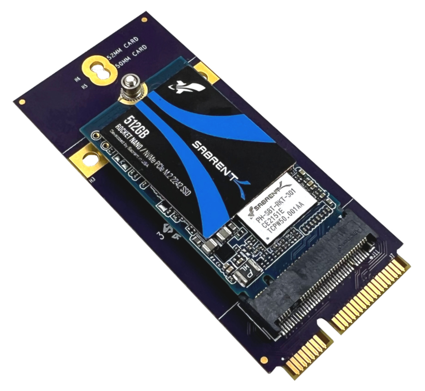 GW16148 Mini-PCIe to NVME M.2 Adapter