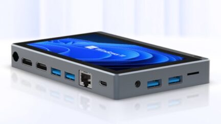 Gole1 Pro – Pocket-sized Windows 11 Desktop PC has WiFi 6.0 and a 5.5″ Touchscreen Display