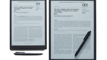 E-Ink Digital Paper Tablet Solution for is ready for Business