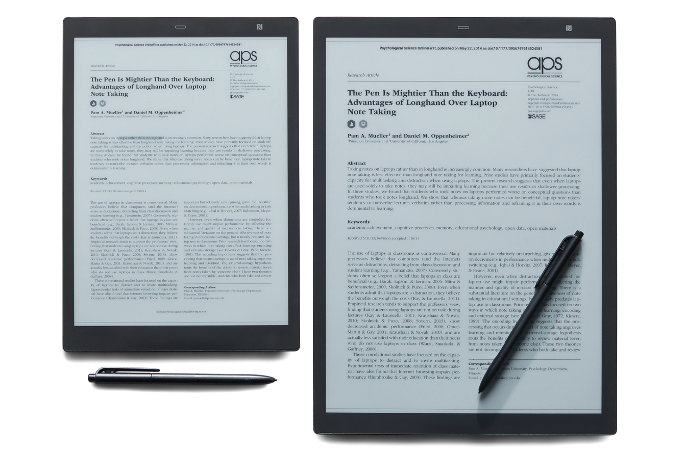 E-Ink Digital Paper Tablet Solution for is ready for Business 