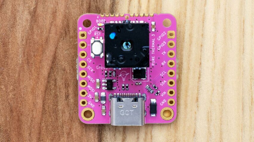 GroupGets Launches FLIR Lepton FS-Based PureThermal 3 Camera Board with Improved Features