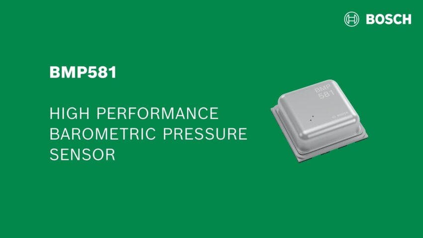 Barometric absolute pressure sensor BMP581 from Bosch at Rutronik