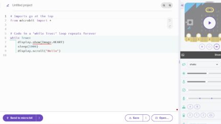 BBC launches a new Web Python Editor for micro:bit