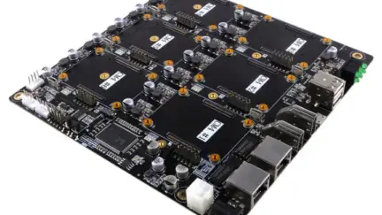 Meet DeskPi Super6C – a standard mini-ITX motherboard with up to Six Raspberry Pi CM4 Modules