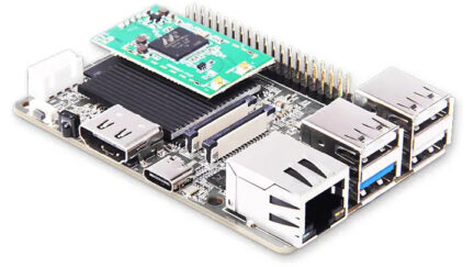 Geniatech XPI-3566 single-board computer follows the Raspberry Pi form factor