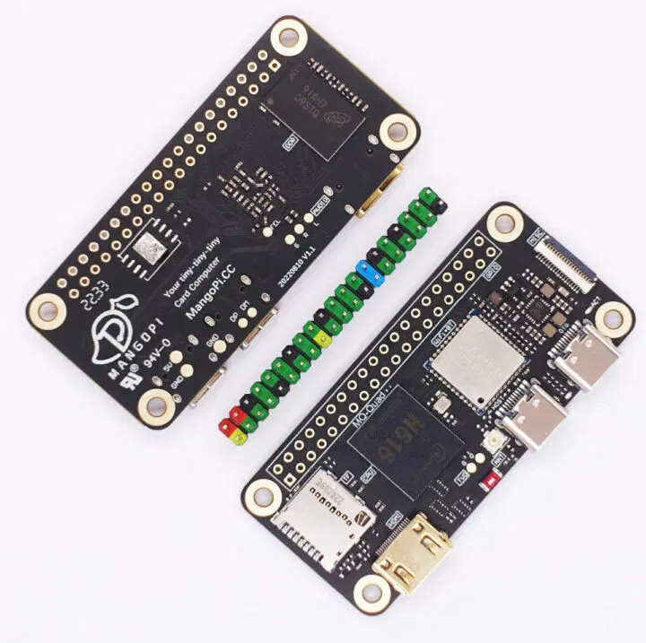 New MangoPi MQ Quad SBC comes with an Allwinner H616 processor and a RPi Zero W form factor