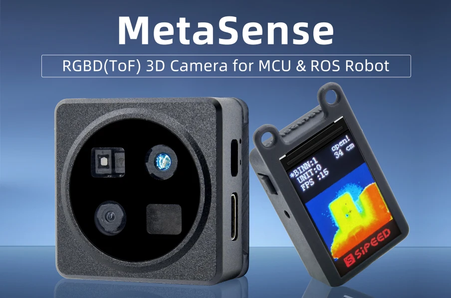 Enhancing MCUs and ROS Robots with the MetaSense RGBD ToF 3D Cameras