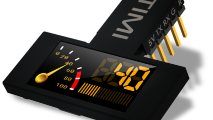 Breadboard-compatible TIMI-96 Development Module Features 4D Lab’s Pixxi-28 GPU and 0.96″ Full-color RGB Display
