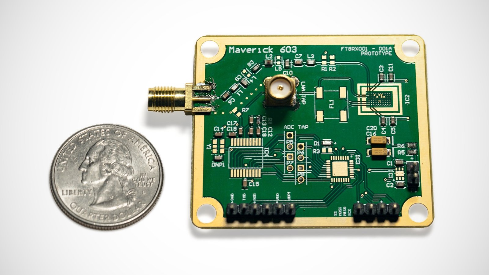 Maverick-603: The first commercially available RF device with an open-source chip