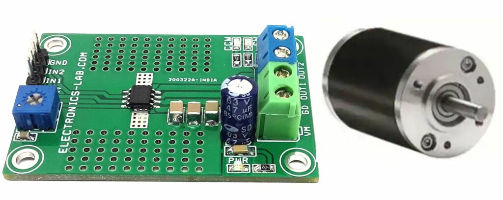 Brushed DC Motor Driver with Integrated Current Regulation ...