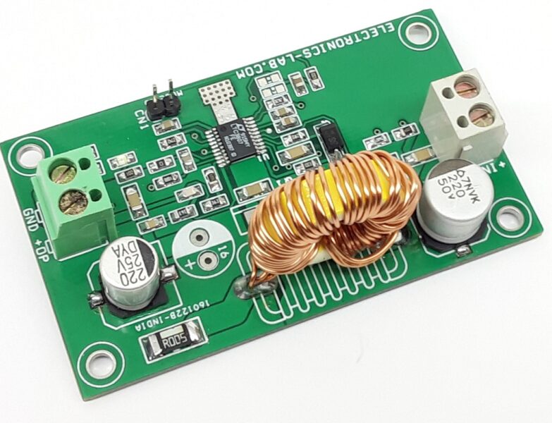 High Current DC-DC Converter – 12V/6A Output from 16V to 38V DC Input