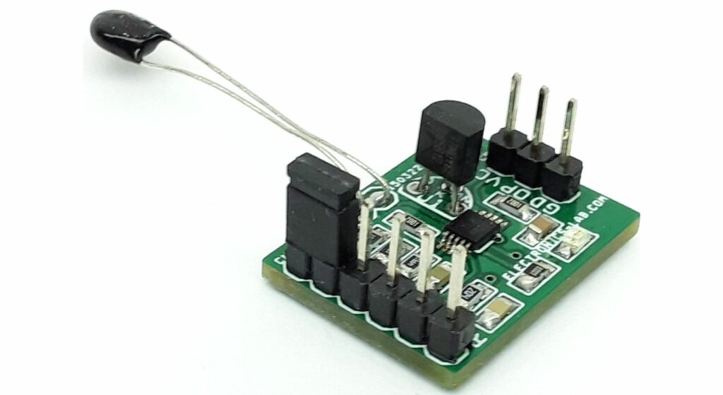 Thermistor Signal Amplifier for Thermoelectric Cooler using INA330