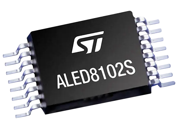 ALED8102S – 8 Channels LED driver with direct switch control