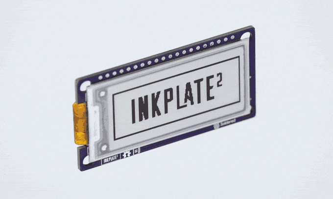 Inkplate 2 — Arduino-compatible Board with 2.13″ E-paper Display