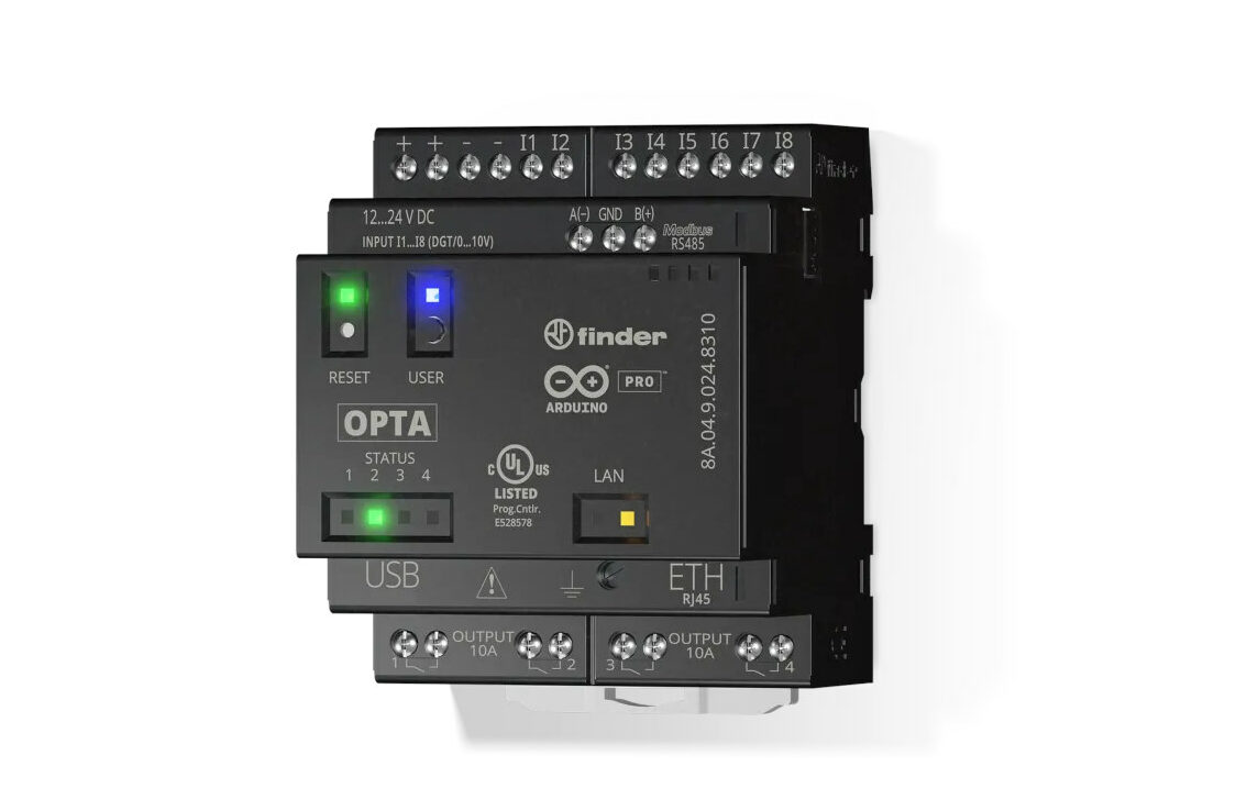 The Opta is Arduino’s first “Micro PLC” for the Industrial Internet of Things. The Opta is Arduino’s first “Micro PLC” for the Industrial Internet of Things.