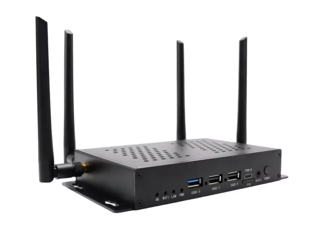Mekotronics R58X-4G computer – ARM-based PC and Edge Computing Device with PoE support and 4G LTE connectivity Mekotronics R58X-4G computer – ARM-based PC and Edge Computing Device with PoE support and 4G LTE connectivity