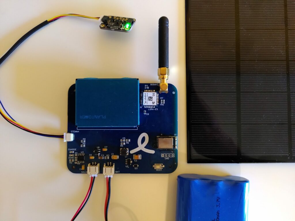 Developing an open-source air quality monitor and a sensor network for the community