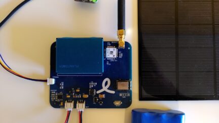Developing an open-source air quality monitor and a sensor network for the community