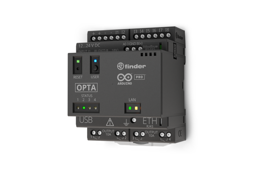 The Opta is Arduino’s first “Micro PLC” for the Industrial Internet of Things.