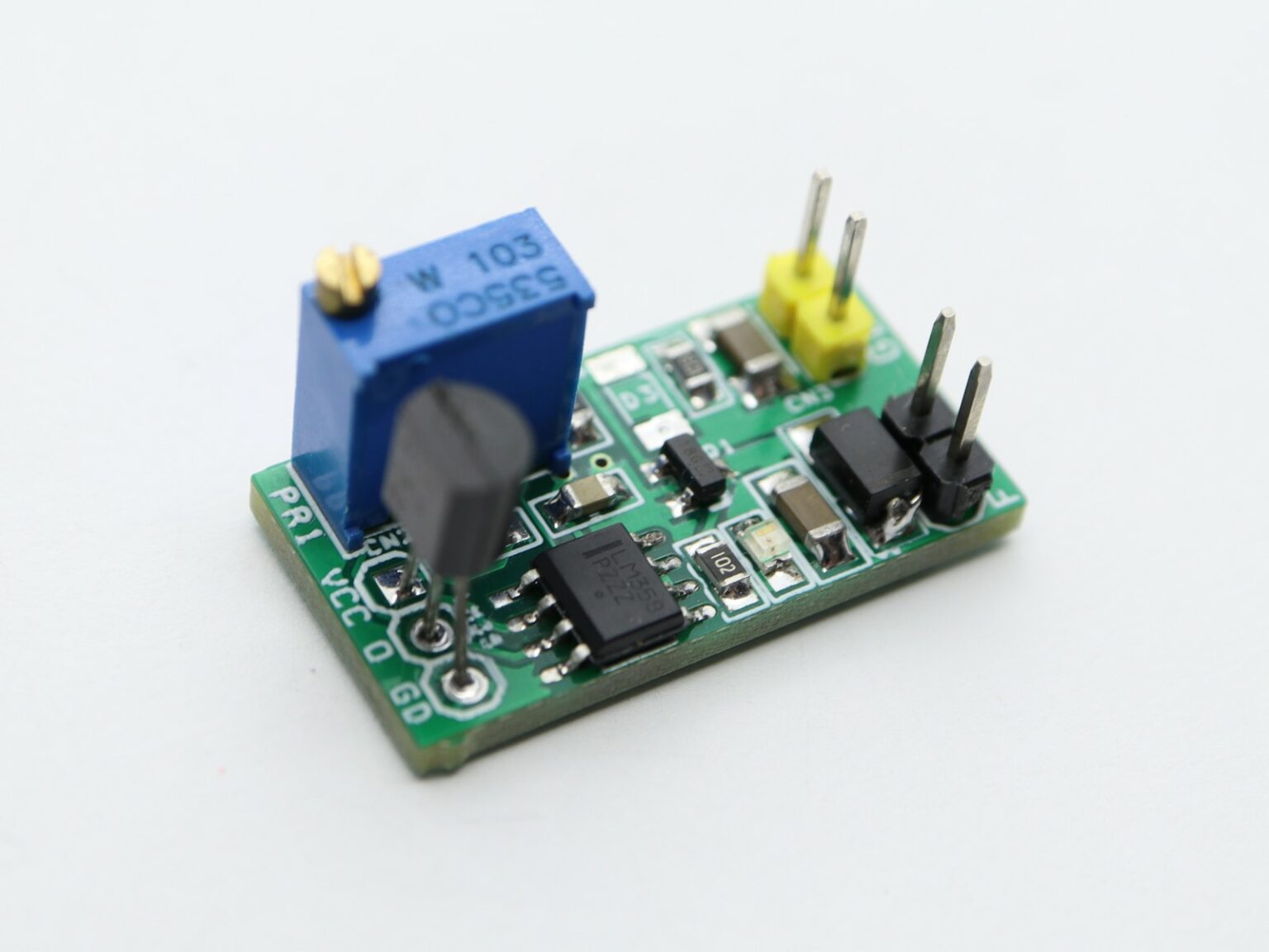Cooling Fan Controller Using Temperature Sensor LM35