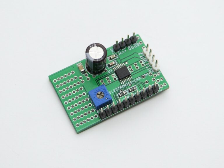 HBridge Motor Driver with Integrated Current Sense and Regulation using DRV8874 Electronics
