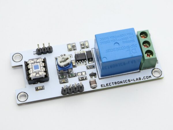 Analog Light Sensor + Light Sensitive Switch using OPT101