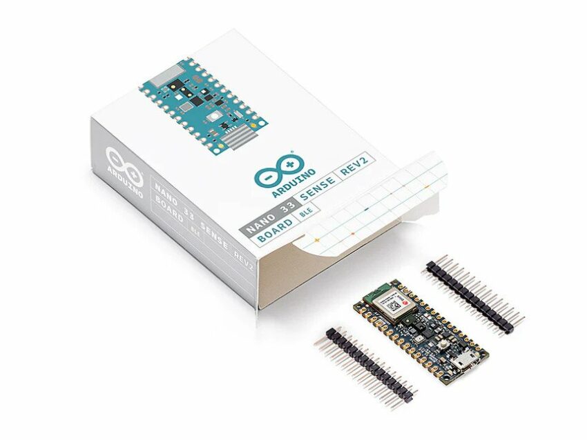 Arduino Nano 33 BLE Sense Rev2 supports edge computing using Edge Impulse platform